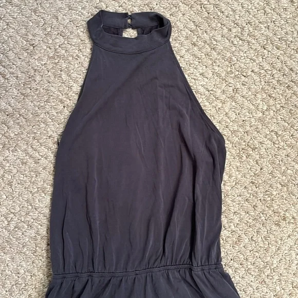 Forever 21 Dark Grey High Neck Romper size L - Picture 2 of 4